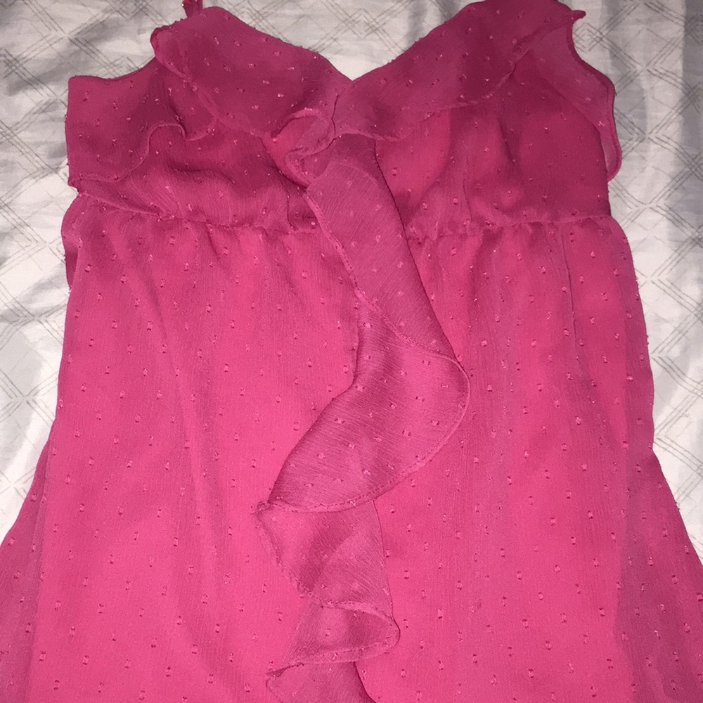 Pink Ruffle Top💕 - Picture 2 of 4